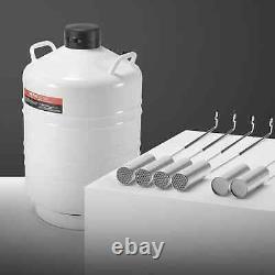 Medical Grade 30L Nitro Tank Cryogenic Container LN2 Dewar+6Pcs Pails+Lock Cover