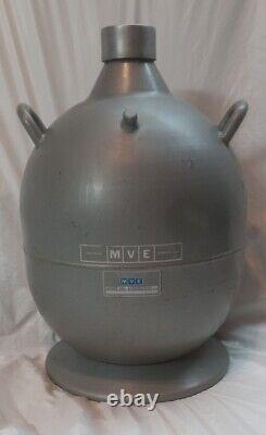 Mve Hemi-25 Ln2 Liquid Nitrogen Storage Tank Dewar Cryogenic Container 25 Litre