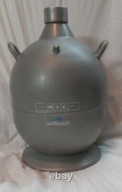 Mve Hemi-25 Ln2 Liquid Nitrogen Storage Tank Dewar Cryogenic Container 25 Litre