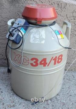 Mve Xc34/18 Liquid Nitrogen Dewar Storage Container! #1 C