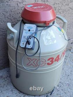 Mve Xc34/18 Liquid Nitrogen Dewar Storage Container! #1 C