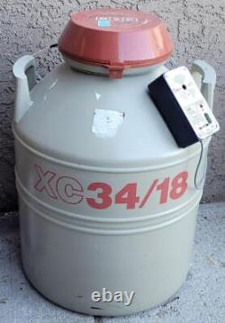 Mve Xc34/18 Liquid Nitrogen Dewar Storage Container! #2 C