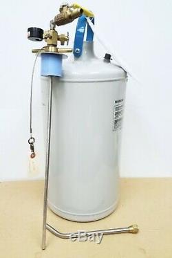 NEW- International Cryogenics IC 10D Liquid Nitrogen 10L Storage Dewar with Spouts