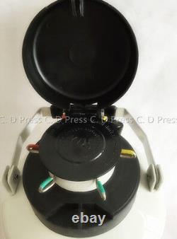 New 3L Liquid Nitrogen Tank Cryogenic Container LN2 Dewar+6Pcs Pails+Lock Cover