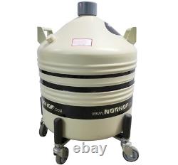 Norhof LN2 Dewar Tank For Liquid Nitrogen Micro Dosing System with Casters