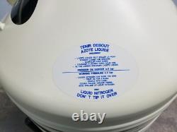 Norhof LN2 Dewar Tank For Liquid Nitrogen Micro Dosing System with Casters