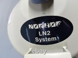 Norhof LN2 Dewar Tank For Liquid Nitrogen Micro Dosing System with Casters