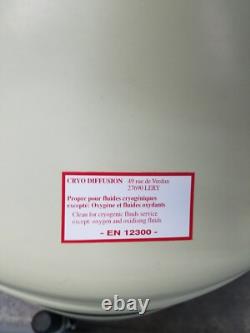 Norhof LN2 Dewar Tank For Liquid Nitrogen Micro Dosing System with Casters