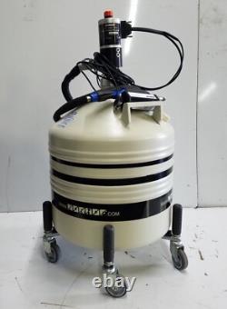 Norhof LN2 Dewar Tank For Liquid Nitrogen Micro Dosing System with Pump & Casters