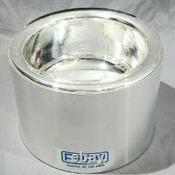 POPE 8335 850mL Liquid Nitrogen Glass Aluminum Dewar Low Profile