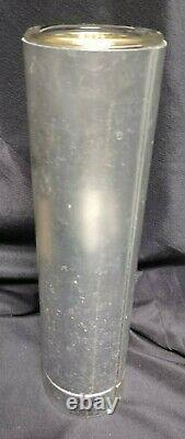 Pope 1000 mL Liquid Nitrogen Lab DEWAR Mirrored Glass 3 1/2 OD x 13 1/2 tall