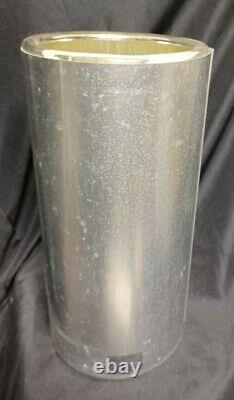 Pope Industries 4300 mL Liquid Nitrogen Lab DEWAR Mirrored Glass 7 x 14 1/2 h