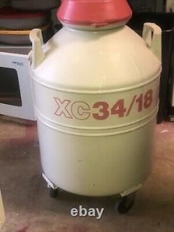 Princeton Cryogenics, Mve 34/18 Liquid Nitrogen Dewar, Id# 300353