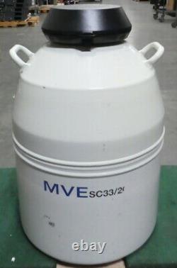 R174584 Chart MVE Cryogenics Liquid Nitrogen Dewar Tank with Five Canisters