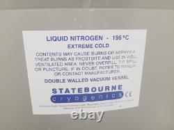 Statbourne Biorack 3000 Liquid Nitrogen Sample Storage Dewar Lab