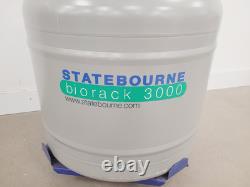 Statbourne Biorack 3000 Liquid Nitrogen Sample Storage Dewar Lab