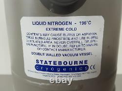Statebourne Bio 2 Liquid Nitrogen Dewar Tank Lab
