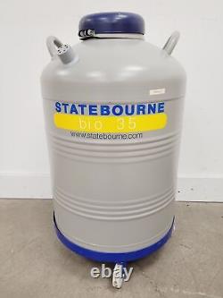 Statebourne Bio 35 Liquid Nitrogen Dewar & Trolley Lab