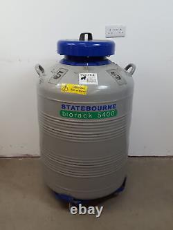 Statebourne Biorack 5400 Liquid Nitrogen Storage Dewar Tank Lab