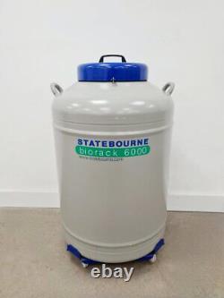 Statebourne Biorack 6000 Liquid Nitrogen Cryogenic Storage Tank/Dewar & Racks