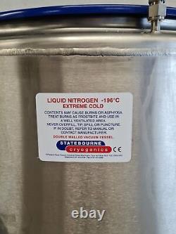 Statebourne Biostor 24 Cryogenic Liquid Nitrogen Storage Dewar Lab