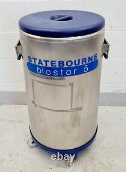 Statebourne Biostor 5 Liquid Nitrogen Cryogenic Storage Tank/Dewar Lab