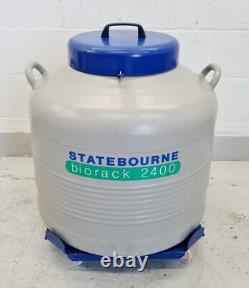 Statebourne Cryogenics Biorack 2400 Liquid Nitrogen Storage Tank DewarLab