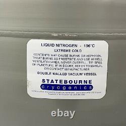Statebourne Cryogenics Cryolab 25 Liquid Nitrogen Aluminium Dewar 9901062 -196°C