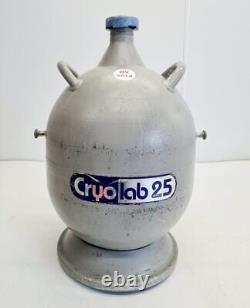 Statebourne Cryogenics Cryolab 25 Liquid Nitrogen Dewar Tank