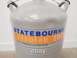 Statebourne Cryolab 50 Liquid Nitrogen Dewar Lab