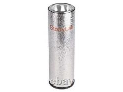 Stony Lab Cylindrical Form Borosilicate Glass Dewar Flask with Aluminum Base 1 LTR
