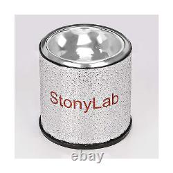 StonyLab Dewar Flask, Hemispherical Borosilicate Glass Dewar Flask with Alumi