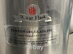 Synthware 4 Liter Dewar Flask Jacket Vacuum 4.0 x 10-4 Pa Pre-owned