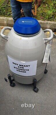 TAYLOR-WHARTON LS750B-R LIQUID NITROGEN CRYOGENIC STORAGE DEWAR with 6 RACKS