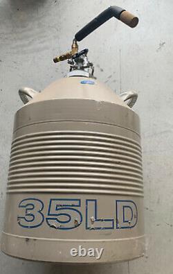 Taylor-Wharton 35 LD Dewar Liquid Nitrogen Cryogenic Tank Reservoir Cryo