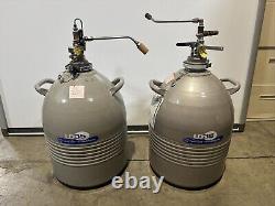 Taylor Wharton 35LDB 35 Liter Storage Tank + delivery Systems. Lot Of 2