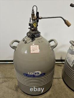 Taylor Wharton 35LDB 35 Liter Storage Tank + delivery Systems. Lot Of 2