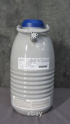 Taylor Wharton CX100 LN2 Cryogenic 4.1-Liter Vessel Dewar with Cryo Shipper