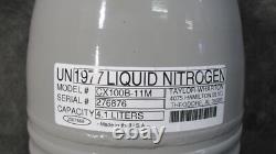 Taylor Wharton CX100 LN2 Cryogenic 4.1-Liter Vessel Dewar with Cryo Shipper