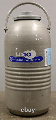 Taylor Wharton LD10 Liquid Nitrogen LN2 Cryogenic Dewar