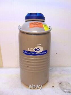 Taylor-Wharton LD10 Liquid Notrogen Cryogenic Dewar S7265A