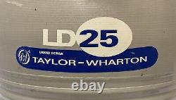 Taylor-Wharton LD25 Liquid Nitrogen Dewar Magnevu MV1000 Storage Tank Empty