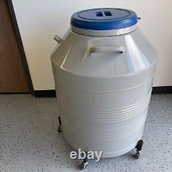 Taylor-Wharton LS4800 Laboratory Liquid Nitrogen Dewar WithVial Storage Racks