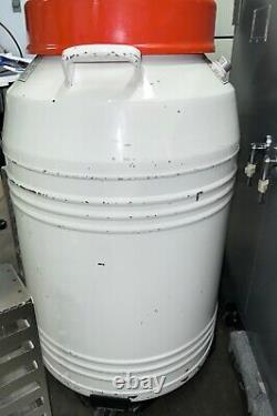 Thermo Thermolyne Locator 4 Cryo Liquid Nitrogen Storage Dewar Tank 4 RACKS