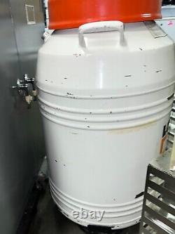 Thermo Thermolyne Locator 4 Cryo Liquid Nitrogen Storage Dewar Tank 4 RACKS