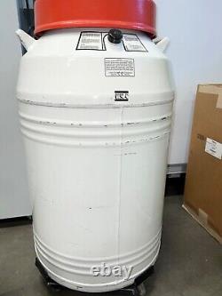 Thermo Thermolyne Locator 4 PLUS Cryo Liquid Nitrogen Storage Dewar Tank 4 RACKS