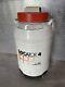 Thermolyne Locator 4 Liquid Nitrogen Cryogenic Dewar Tank Ln Rolling No Racks