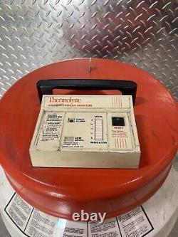 Thermolyne Locator 4 Liquid Nitrogen Cryogenic Dewar Tank LN Rolling NO Racks