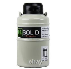 U. S. SOLID 3L Liquid Nitrogen Container LN2 Tank Cryogenic Dewar Semen Flask