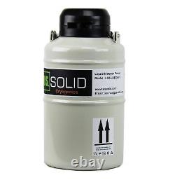 U. S. SOLID 3L Liquid Nitrogen Container LN2 Tank Cryogenic Dewar Semen Flask